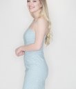 Seafoam Polka Dot Cami Dress by She and Sky