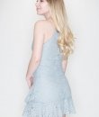 Lace Flounce Hem Dress by She and Sky