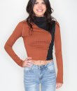 Color Block Ribbed Top by Timing