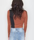 Color Block Ribbed Top by Timing