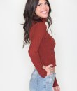Turtleneck Crop Top by Bear Dance
