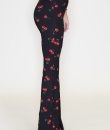 Cherry Print Flare Pants by Bear Dance