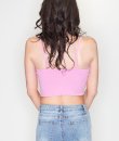 Pink Snap Cami Crop Top by Love Tree