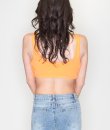 Orange Crisscross Crop Top by Timing