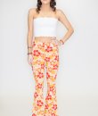 Hibiscus Floral Print Pants by Bear Dance