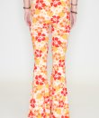 Hibiscus Floral Print Pants by Bear Dance
