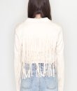 Faux Suede Fringe Jacket by Bear Dance