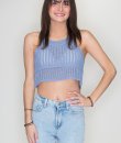 Crochet Crop Top by Timing