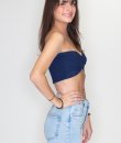  Ruched Crop Top by Double Zero