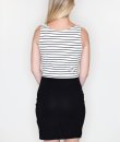 Twist Front Striped Dress by Cherish