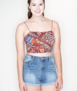 Tribal Print Crop Top by Bear Dance