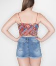 Tribal Print Crop Top by Bear Dance