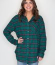 Oversized Plaid Button Down by La Miel