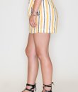 Striped High Waisted Shorts by Love Tree