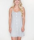 Faux Button Down Dress by Cherish