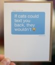 Cat Text Card