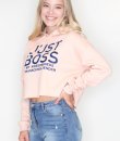 Just Boss Cropped Hoodie by May 23
