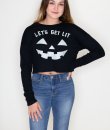 Let's Get Lit Crop Sweatshirt by Bear Dance