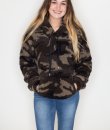 Camouflage  Sherpa Hoodie by Love Tree