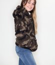 Camouflage  Sherpa Hoodie by Love Tree