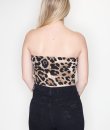 Leopard Print Crop Top by Bear Dance