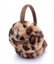 Latte Leopard Print Earmuffs by C.C.