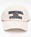 Drinks Well With Others Baseball Cap by Kbethos
