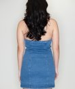Denim Halter Dress by Blue Blush