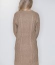 Cable Knit Sweater Dress by Cozy Casual