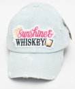 Sunshine And Whiskey Baseball Cap by Kbethos