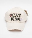 Cat Mom Baseball Cap by Kbethos