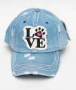 Paw Love Baseball Cap by Kbethos