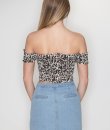 Leopard Print Crop Top by Timing