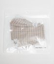 Tan Plaid Face Mask by She and Sky