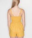 Square Neck Linen Romper by Timing