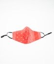 Red Paisley Face Mask