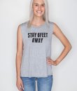 Stay Six Feet Away Tank by Rock N Rose