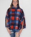 Plaid Poncho by Cherish