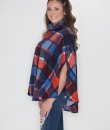 Plaid Poncho by Cherish