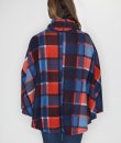 Plaid Poncho by Cherish