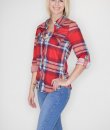 Red And Navy Plaid Button Down by Passport