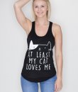 Cat Love Tank Top by TSF Design