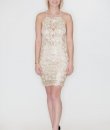 Metallic Embroidery Dress by She and Sky