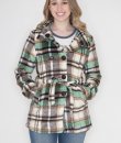 Plaid Peacoat by GeeGee