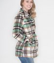 Plaid Peacoat by GeeGee