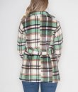 Plaid Peacoat by GeeGee