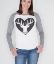 Reindeer Love Raglan Tee by Triumph