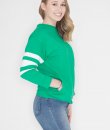 Striped Sleeve Sweatshirt by Cherish