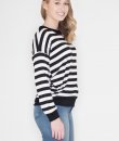 Black And White Stripe Top by Cherish