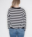 Black And White Stripe Top by Cherish